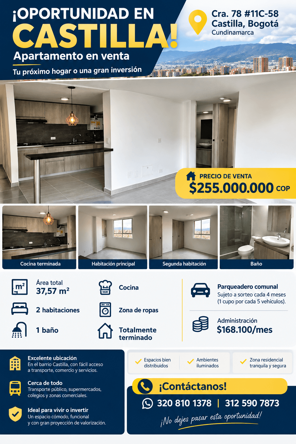 Apartamento terminado en Castilla