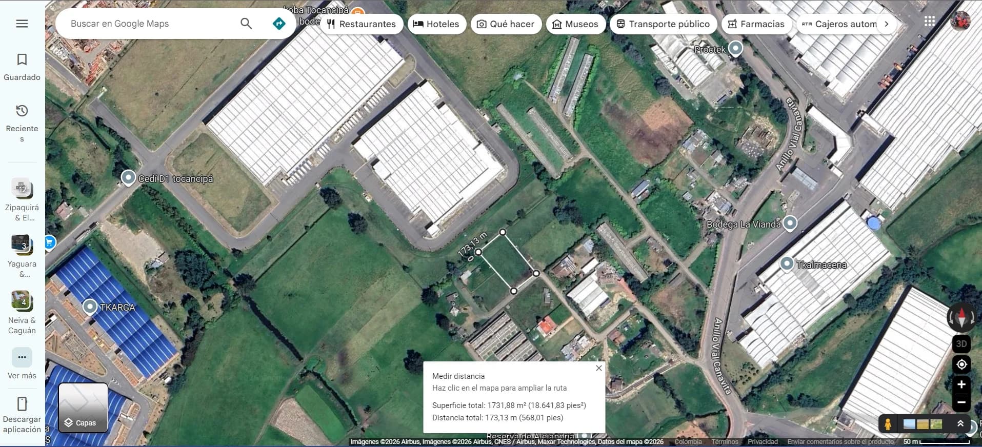 Vendo lote 10 colpapel en tocacipa. 1700 mts2
